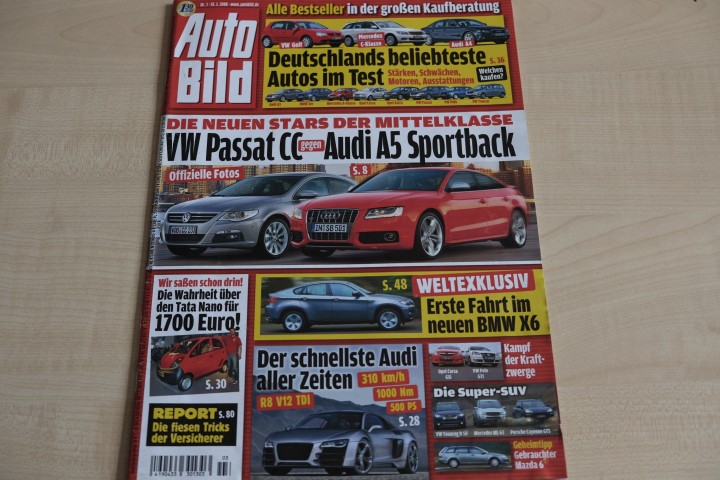 Deckblatt Auto Bild (03/2008)